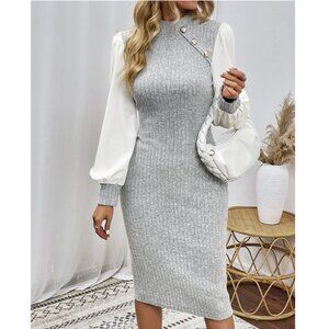 Bodycon Midi Sweater Dress